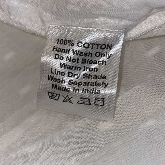 NWT VICTORIA DUNN WHITE EYELET BENNET MAXI DRESS XL - Picture 9 of 9